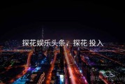 探花娱乐头条，探花 投入